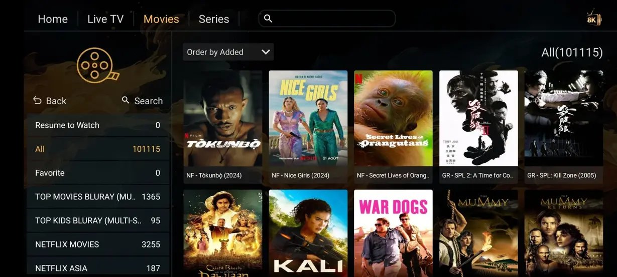 Förhandsvisning av svensk IPTV app 5